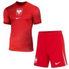 Conjunto (Camiseta+Pantalón Corto) Polonia Segunda Equipación Euro 2024 - Niño